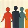 Diverse group of people image